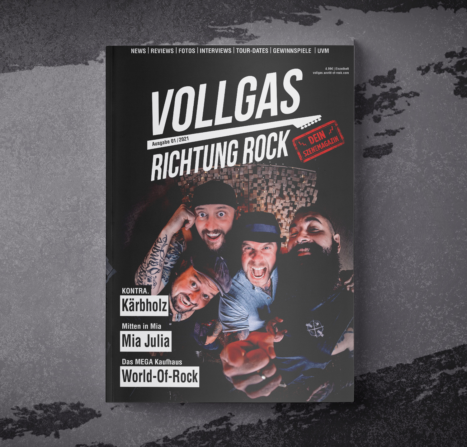 VOLLGAS RICHTUNG ROCK - MAGAZIN AUSGABE 01/2021