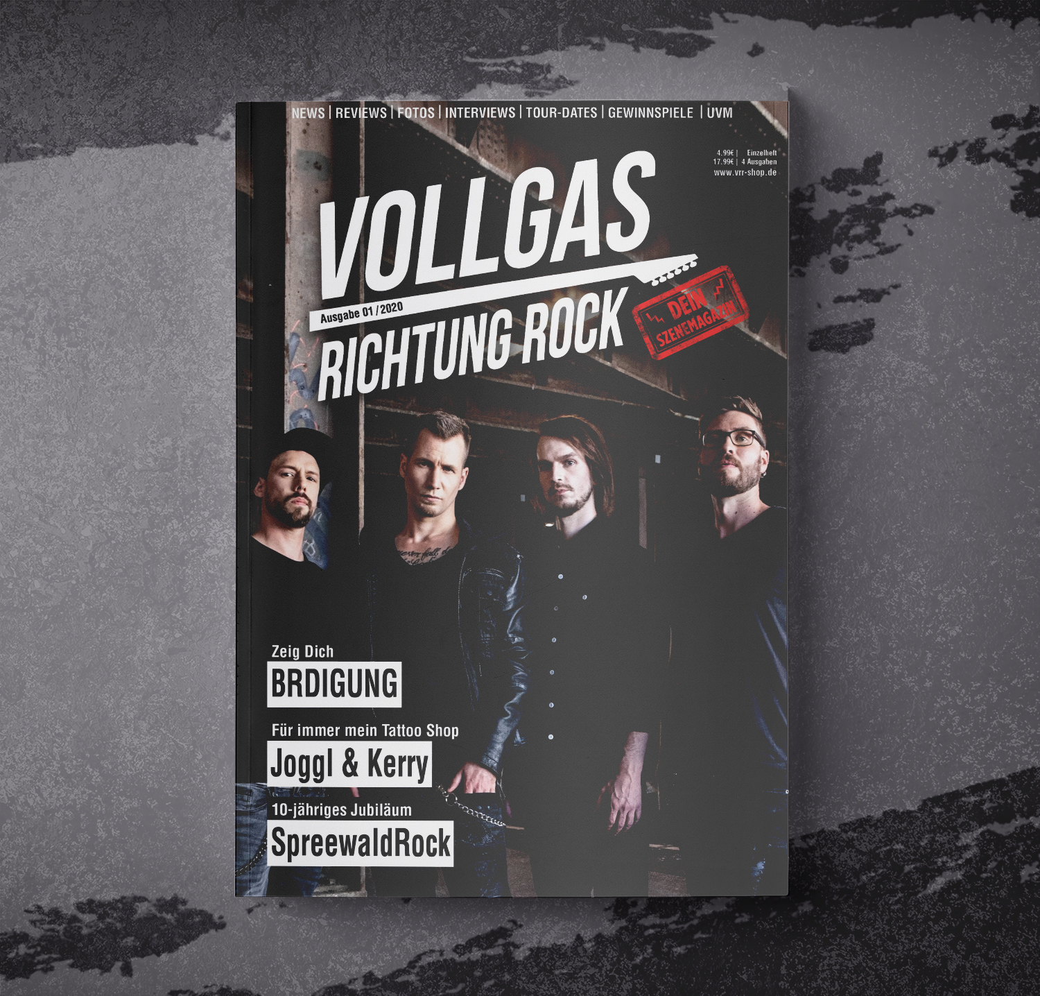 VOLLGAS RICHTUNG ROCK - MAGAZIN AUSGABE 01/2020 