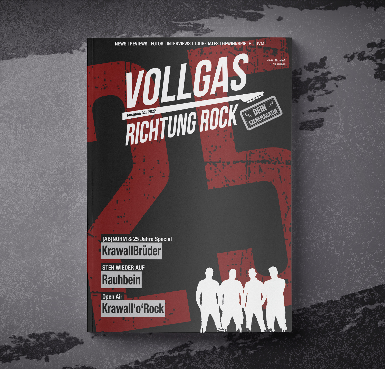 VOLLGAS RICHTUNG ROCK - MAGAZIN AUSGABE 02/2022