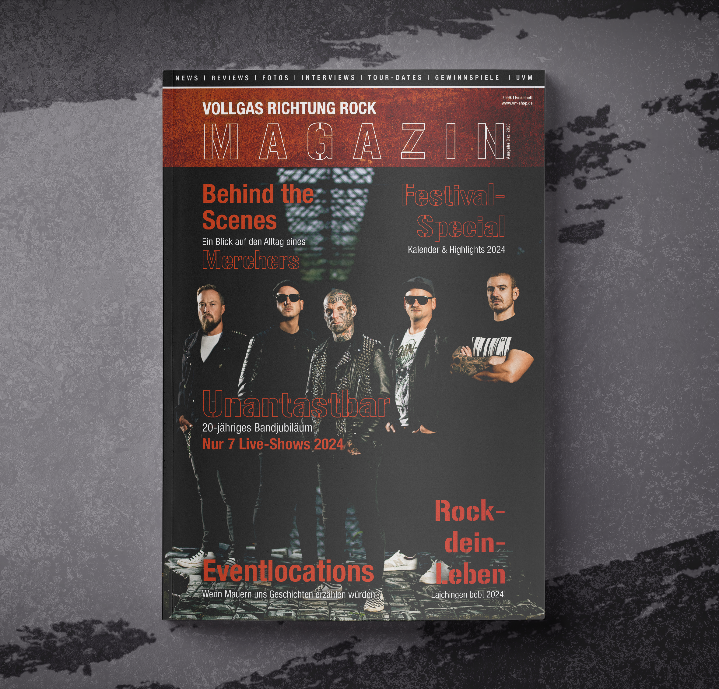 VOLLGAS RICHTUNG ROCK - MAGAZIN AUSGABE 04/2023 A4 + A5