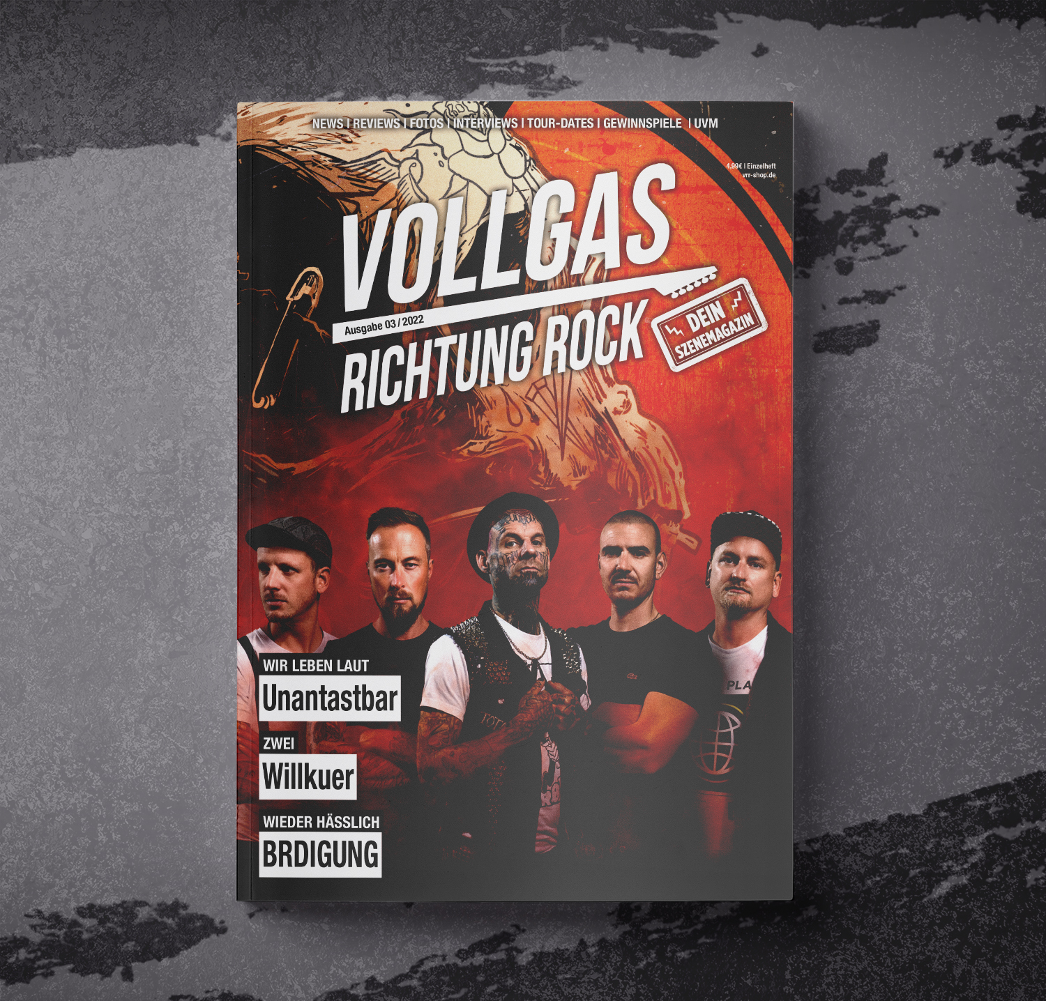 VOLLGAS RICHTUNG ROCK - MAGAZIN AUSGABE 03/2022