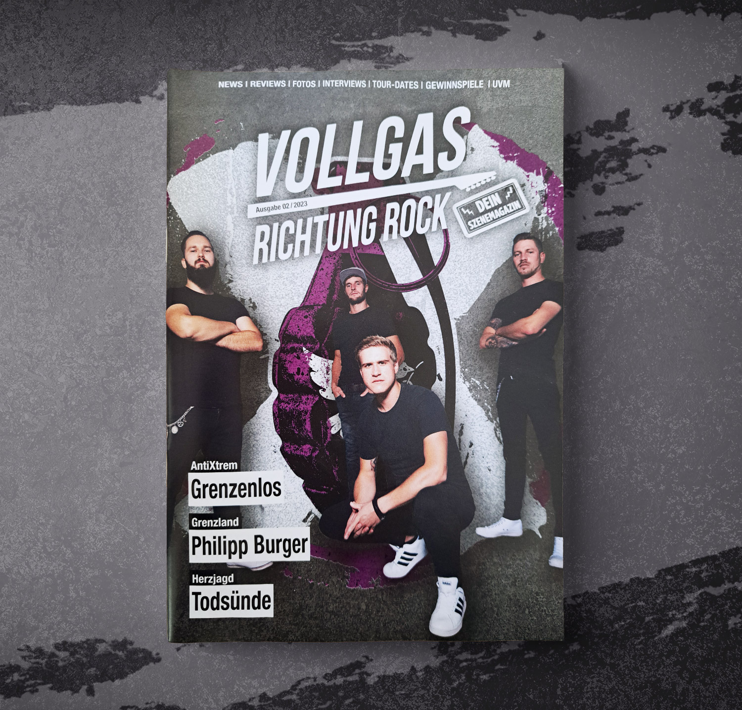 VOLLGAS RICHTUNG ROCK - MAGAZIN AUSGABE 02/2023 A5