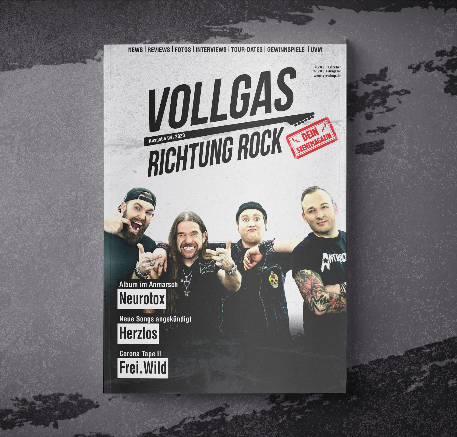 VOLLGAS RICHTUNG ROCK - MAGAZIN AUSGABE 04/2020