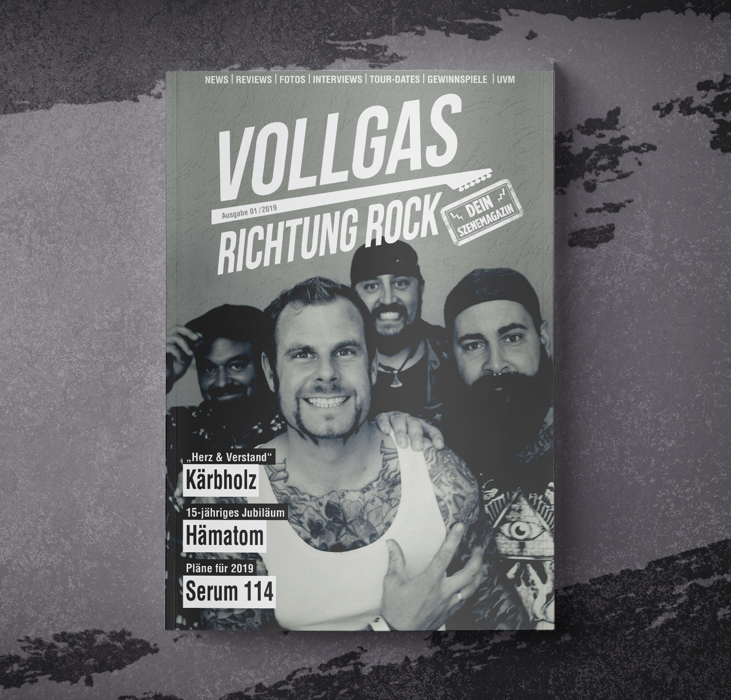 VOLLGAS RICHTUNG ROCK - MAGAZIN AUSGABE 01/2019 